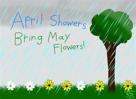 April Showers Drawing