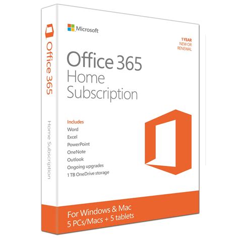 Microsoft Office 365 Home 6gq 00684 Ccl Computers