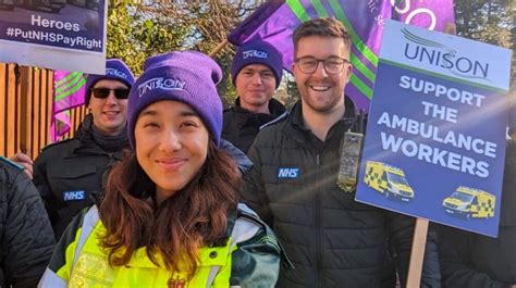 Ambulance Strike Third Day Of Action In The South West Unison South West