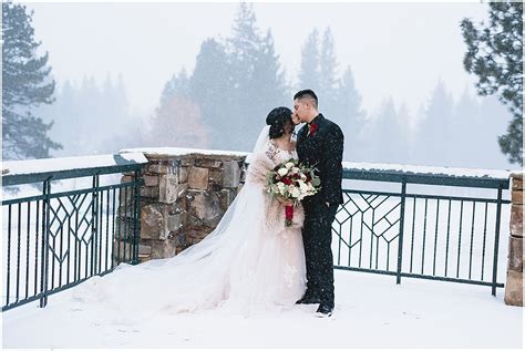 Winter Wonderland Wedding At Chateau Incline Village In Tahoe Nevada