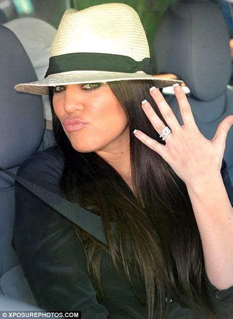 Kourtney Kardashian Engagement Ring 1 Khloe Kardashian Engagement