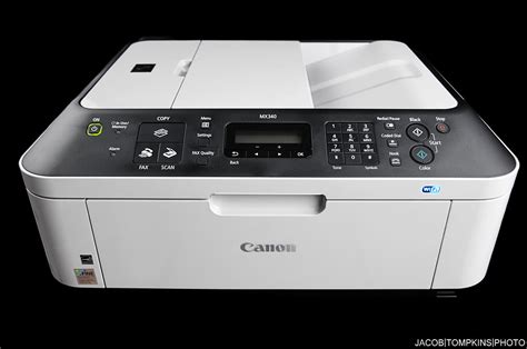 The connections are on the back of the printer and the pixma mx340 is. My New Printer - Canon Pixma MX340 | We needed a new ...