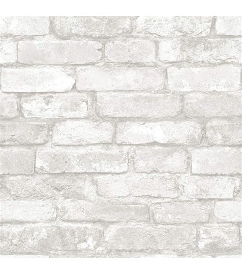 Wallpops Nuwallpaper Grey White Brick White Brick