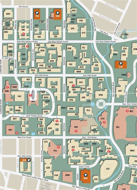 Ut Campus Map Cyndiimenna