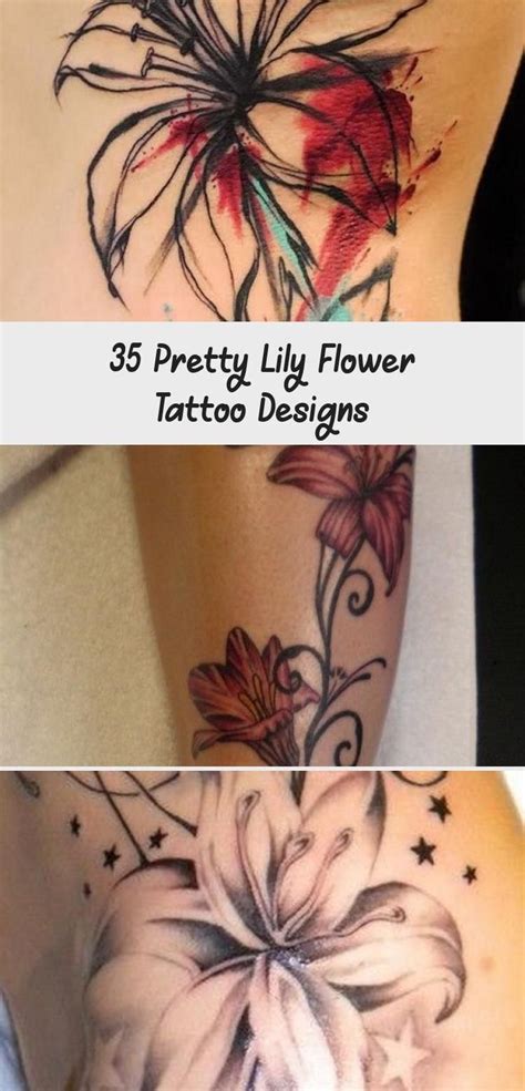 250 Lily Tattoo Designs With Meanings 2023 Flower Ideas And Symbols In