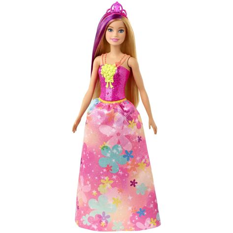 【サイズ】 barbie dreamtopia princess doll 12 inch curvy blonde with pink hairstreak 並行輸入品