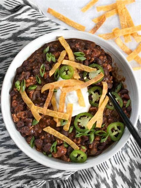 Weeknight Black Bean Chili Fast And Easy Budget Bytes