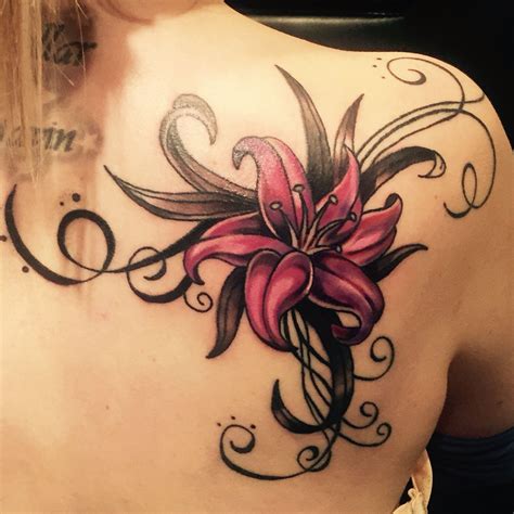 Tattoos Of Tiger Lily Flowers Flowers Chj