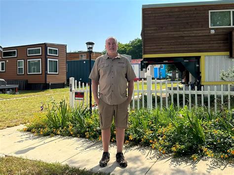 A Texas real-estate investor created a tiny-home village where sites