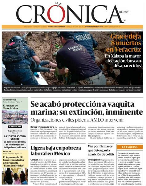 Las Mejores 139 Portadas De Periodicos De Hoy Mexico Aluxdemexicoga