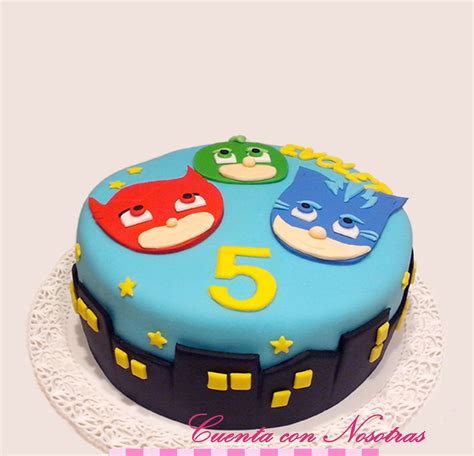 Torta Heroes En Pijamas Bday Birthday Cake Pj Mask Masks Desserts