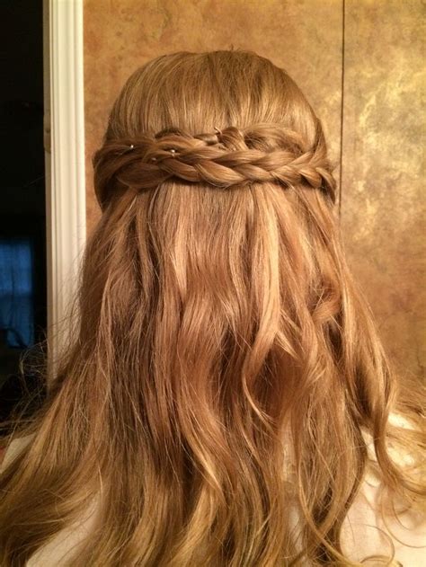 Half Up Braided Hairstyle Easy And Comfortable For School Picture Day