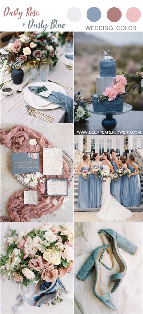 Top 6 Dusty Rose Wedding Color Palette Inspiration 2024