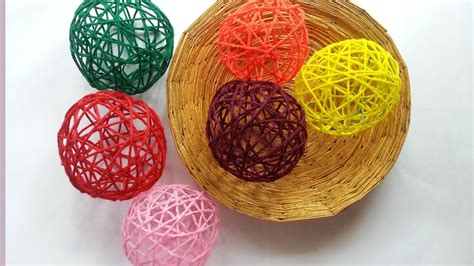 Create Decorative Yarn Balls Diy Home Guidecentral Youtube