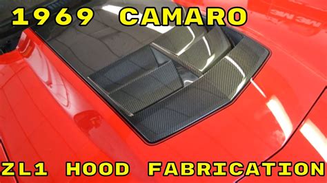 1969 Camaro Custom Carbon Fiber Hood Fabrication Lous Change Video