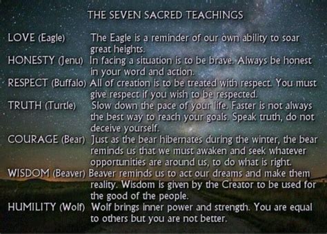 15 Best Images About Seven Sacred Teachings On Pinterest