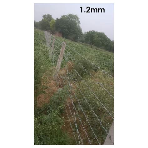 16mm Agricultural Galvanized Iron Barbed Wire Fencing Service Wire