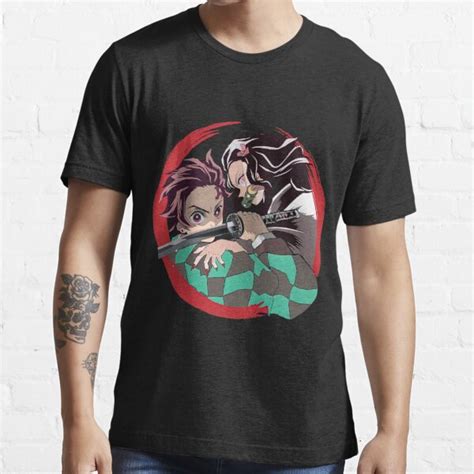 Demon Slayer Anime Tanjiro And Nezuko T Shirt For Sale By