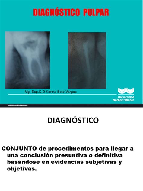 Diagnostico Pulpar Pdf Medicina Clinica Epidemiología