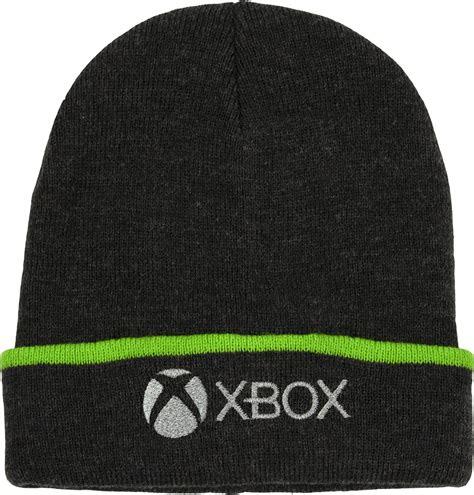 Xbox Beanie Hat For Kids And Teens Charcoal Soft Woolly Cap Gamer T
