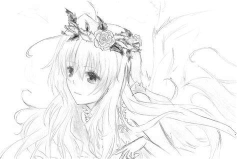 Angel Drawing By Kimmiku On Deviantart