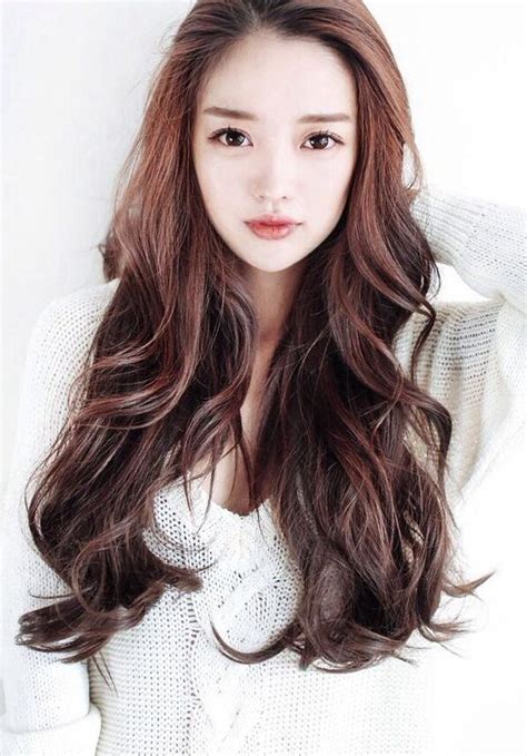 46 korean hairstyles for long hair shoulder length trend hairstyle