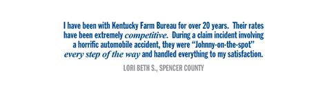 This is good news for kentucky drivers because it means your proof of insurance is always on the record. Insurance - Kentucky Farm Bureau