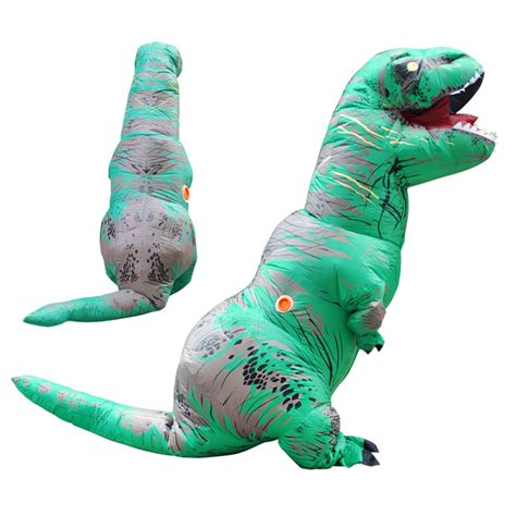 Funny Inflatable Blow Up T Rex Dinosaur Costumes Suit For Adults And Kids