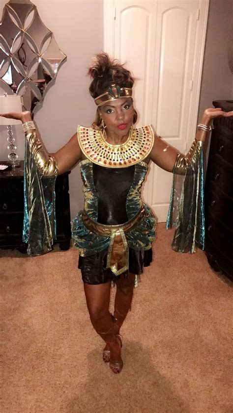 Halloween Cleopatra Costume African American Ruby Woo Dark Skin Gracelovepeacehappiness Black