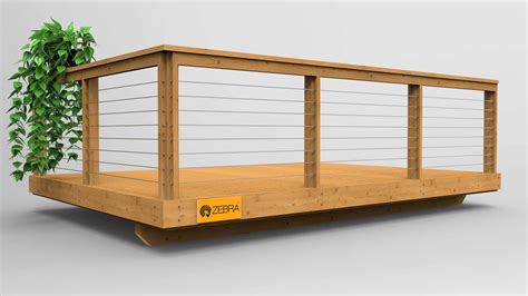 Cable Wood Railing Design Wood Deck Railing Deck Railing Design