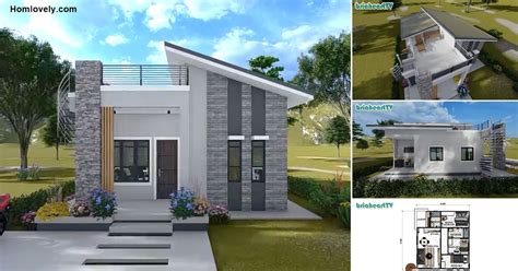 Modern Small House Design Roof Deck With 3 Bedrooms ~
