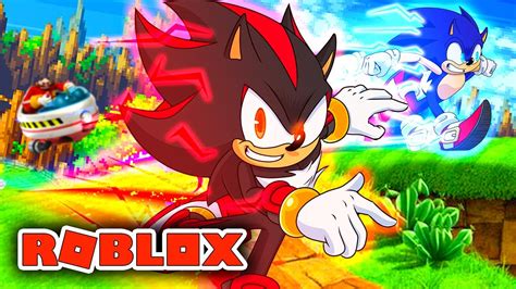 Sonic And Shadow Play Sonic Speed Simulator On Roblox Youtube