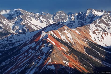 Red Mountain Spotlight San Juan Mountains Colorado Mountain