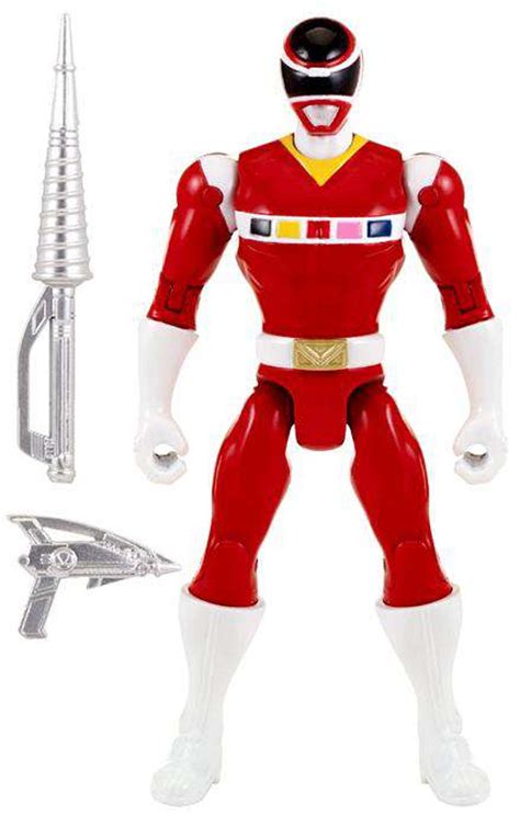 Power Rangers Super Megaforce Red Ranger Action Figure In Space Bandai