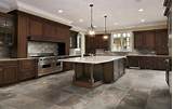 Kitchens With Dark Tile Floors Pictures