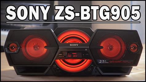 Sony Zs Btg905 Bluetooth Boombox Review Deutsch English Subtitles