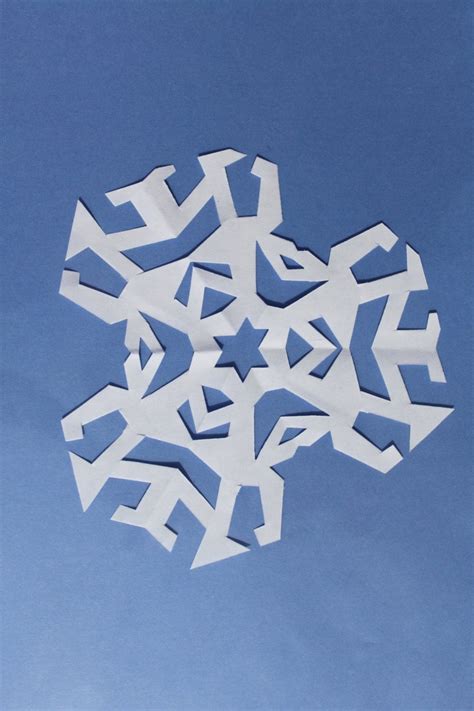6 Sided Paper Snowflake 10 By Rabenfedercraft On Etsy