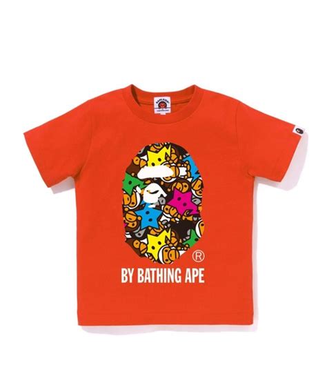 A BATHING APEアベイシングエイプのALL BABY MILO STA BY BATHING APE TEE KTシャツ