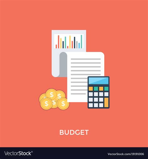 Budget Royalty Free Vector Image Vectorstock