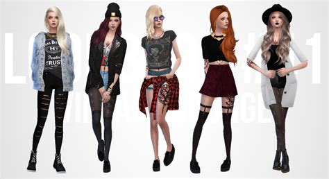 Jellyfishandpancakes Vintage Grunge Or Sims 4 Cc Finds