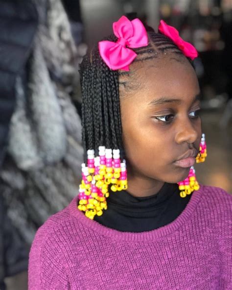 Then divide the ponytail into two sections and apply hair mousse or hair gel to make it smoother. 2019 Kids Braids Hairstyles : Cute Styles for Little Girls