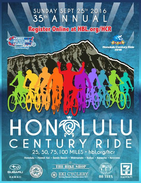 Honolulu Century Ride Hawaii Bicycling League