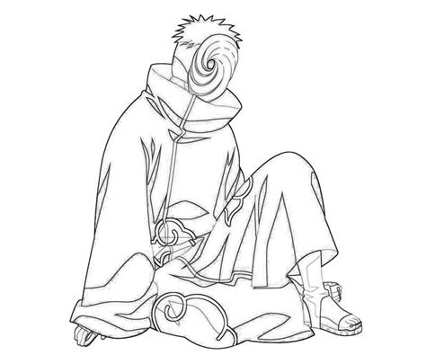 Free Obito Coloring Pages, Download Free Obito Coloring Pages png