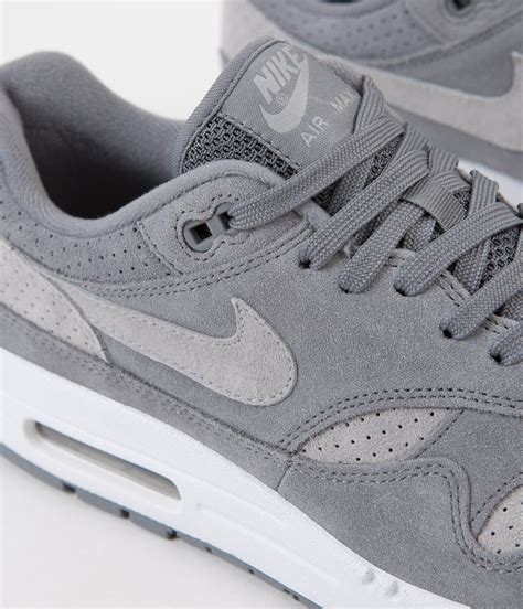 Nike Air Max 1 Premium Shoes Cool Grey Wolf Grey White Always In Colour