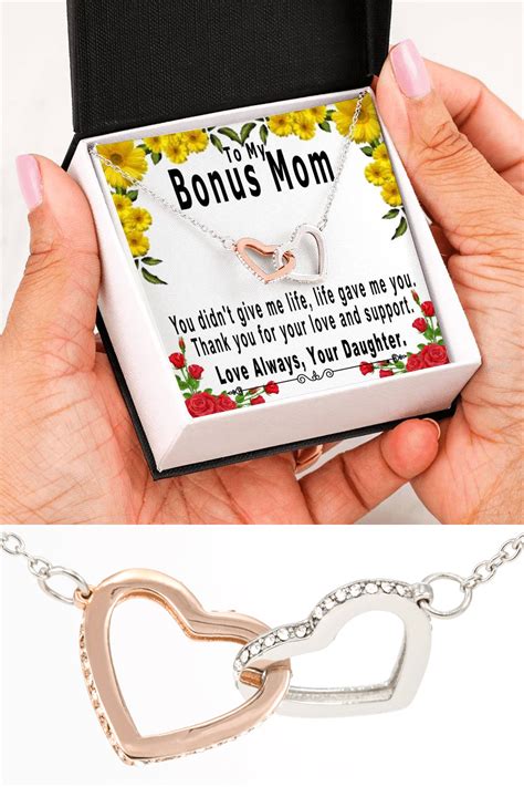 Stepmom Gifts From Son Birthday Mothers Day And Christmas Present For Stepmother Step Mom