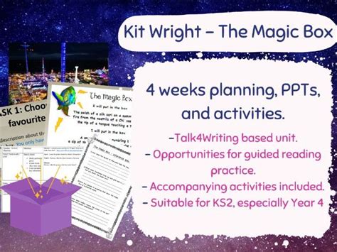Kit Wright The Magic Box Complete Bundle Teaching Resources
