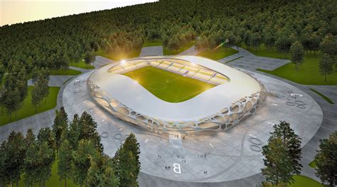 Football Stadium Fc Bate Borisov Ofis Arhitekti Archdaily
