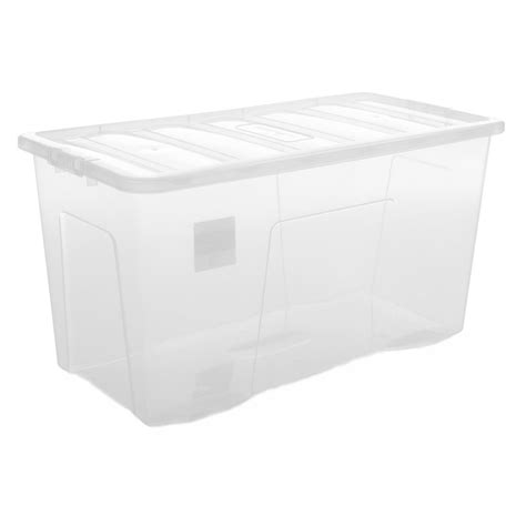 Buy Extra Large Crystal 110lt Wham Whatmore Plastic Storage Box With