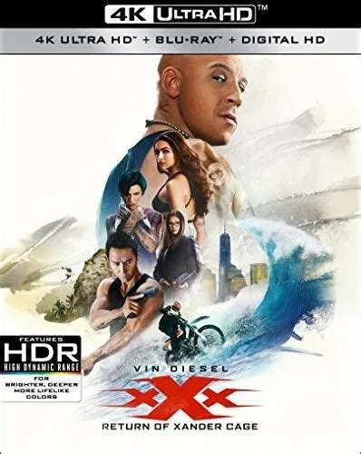 Xxx Return Of Xander Cage K Uhd Blu Ray Limited Edition Steelbook My