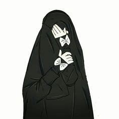 Gambar anime hijab hitam putihhijab animasi hitam putih. Animasi Cewe Hijab Hitam Putih / Menggambar Kartun Islami ...